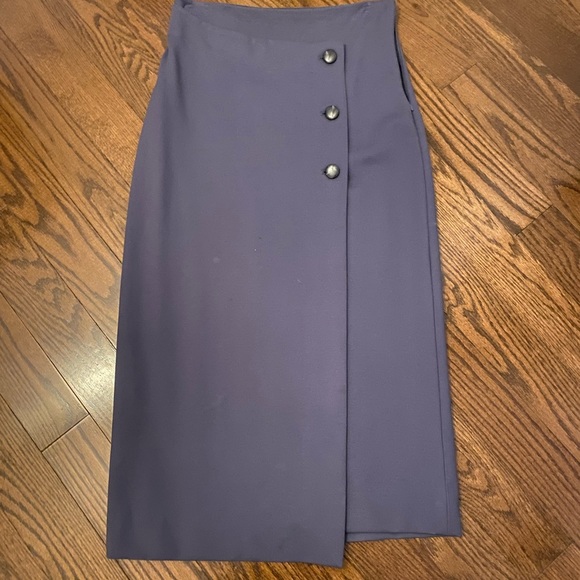 Babaton Buttoned Up Midi Skirt - Picture 1 of 4